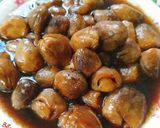 Hình bước làm 4 của món Nấm rơm kho nước tương