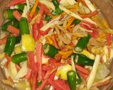 A picture of step 1 of Kachchi haldi MixPickle.