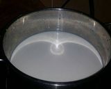 Hình bước làm 1 của món Phomai sữa tươi homemade