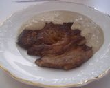 Foto del paso 4 de la receta: Entrecot plancha con salsa de setas al vino tinto