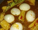 Foto langkah ke 4 dari resep Telur Tahu Bumbu Petis.