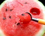 A picture of step 1 of Watermelon juice.