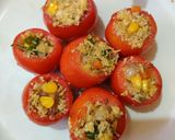 A picture of step 4 of Stuffed tomato bonda.