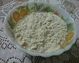 A picture of step 1 of Moong daal ki puri.