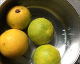 A picture of step 1 of Sweet Lime Juice.