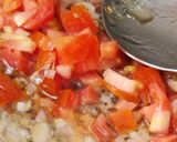 A picture of step 6 of Sole Vange Bhaji(Green Tuvar Brinjal Curry).