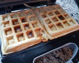 Foto del paso 2 de la receta: Waffles semi integrales rellenos de Jamón y Queso