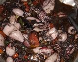 Foto langkah ke 7 dari resep Cuhidas *cumi hitam pedas*.