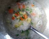 Foto langkah ke 3 dari resep (MPASI 9M+) Nasi Tim Sayuran.