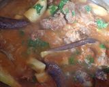 A picture of step 5 of Pork Stew with Potatoes and Eggplant.