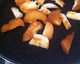 A picture of step 1 of Capirotada (Mexican Bread Pudding).