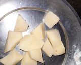 A picture of step 2 of Kesari pulao.