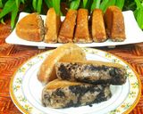 Foto langkah ke 4 dari resep Pukis Oreo plus pisang.