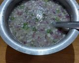 A picture of step 5 of Lauki / bottle gourd dosa.