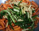 A picture of step 7 of Instant Carrot Pickle.