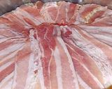 Baconos daralthúsos pite recept fázis 3 fotója