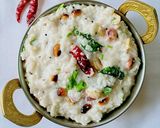A picture of step 9 of Curd rice.