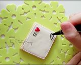 Foto langkah ke 7 dari resep Kue Kering Valentine | Icing Sugar Cookies | Kue Kering Butter Cookies | Cookies Decorating.