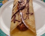 Foto del paso 3 de la receta: PANQUEQUES DE DULCE DE LECHE Y CHOCALATE ❤️