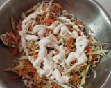 A picture of step 2 of Coleslaw.
