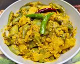 A picture of step 4 of Turai / Nenua Aloo Posto.
