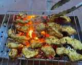 Hình bước làm 2 của món Chả cá lã vọng