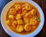 A picture of step 3 of Shrimp Coconut Korma.