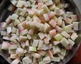 A picture of step 3 of Watermelon sabzi.