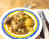 Foto del paso 12 de la receta: Pollo guisado con champiñones y patatas