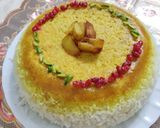عکس مرحله 2 از دستور پلو کدو حلوایی با مرغ خوشمزه و مجلسی به روش اصلی