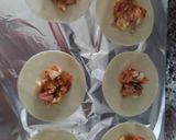 Foto del paso 3 de la receta: Obleas rellenas de atún pisto y huevo duro