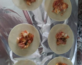 Foto del paso 3 de la receta: Obleas rellenas de atún pisto y huevo duro