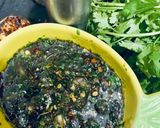 A picture of step 5 of Chimichuri sauce.