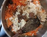 Foto langkah ke 2 dari resep Ayam Suwir Wortel Isian Roti & Bakpau.