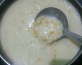 Foto langkah ke 3 dari resep Bubur jagung manis.