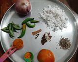 A picture of step 1 of Badanekayi Yennegayi stuffed brinjal curry.