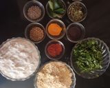 A picture of step 2 of Kadhi pakoda.