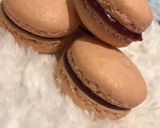 Une image de l'étape 11 de Macarons framboise.