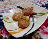 A picture of step 7 of Chicken shami kabab.