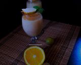 A picture of step 3 of Guava-Orange-Amla juice.