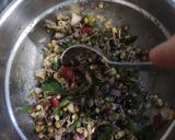 राजधानी बेसन बेक्ड बाउल विद स्प्राउट्स चाट रेसिपी चरण 9 फोटो