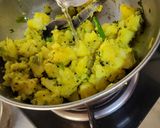 A picture of step 8 of Poori Bhaji(Maharashtrian Style).