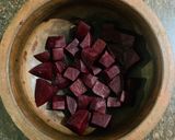 A picture of step 1 of Beetroot & Tofu salad.