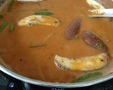 A picture of step 3 of Sindhi kadhi Chawal.