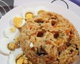 A picture of step 3 of Native Oil Jollof Rice with Boiled Eggs.