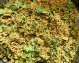 A picture of step 2 of Stuff Aloo Baingan.
