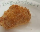 A picture of step 7 of Chicken Cordon Bleu with Cheese Sauce.
