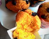 Foto langkah ke 9 dari resep Pumpkin halloween muffin.