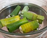Hình bước làm 2 của món Chè chuối bọc xôi nướng