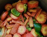 A picture of step 1 of Pav Bhaji Bruschetta - A feast for an eye.